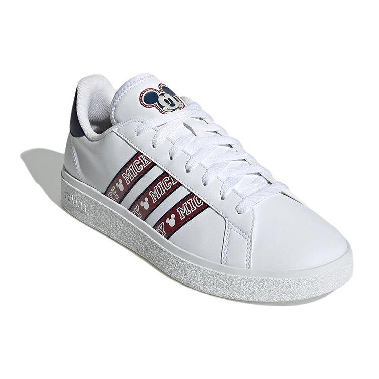 Adidas Neo Grand Court Base 2.0 Comfortable Durable Low-Top Sneakers Men Sneakers White GV9548
