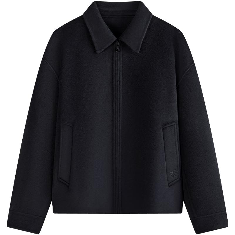 

NVG·YOUNG Men s Casual Wool Blend Lapel Jacket 3XL