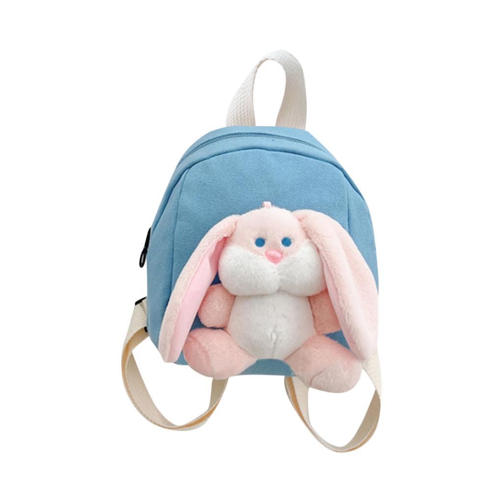 Kindergarten Cartoon Bunny Backpack Stylish Boys And Girls Cute Schoolbag