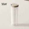 Cereal Storage Bin Airtight Spaghetti Container, Clear PP Rotate Open Noodle Organizer, Freshness Locking Lid Moisture Proof Food Preservation for Dry