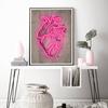 Neon Heart Skeleton Vintage Painting Wall Painting On Canvas Posters and Prints Home Decor Fresco for Living Room Decoration Bar