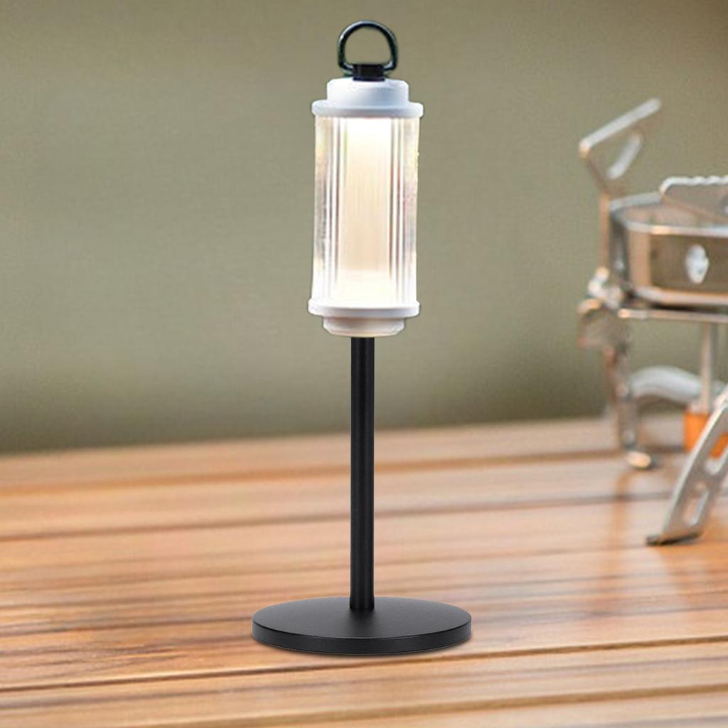 Portable Desktop Lamp Stand Aluminum Alloy Camping Lights Support Lantern Stand Holder for Outdoor Camping