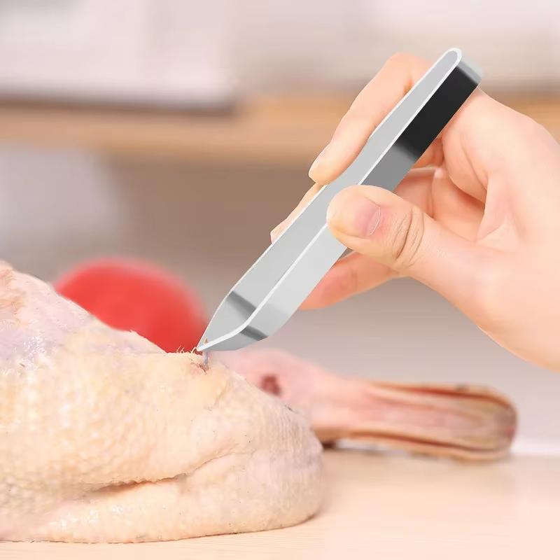 1/3PC Stainless Steel Fish Bone Tweezers Pincer Clip Puller Remover Tongs Fish Bone Plucking Clamp Kitchen Gadgets Seafood Tools