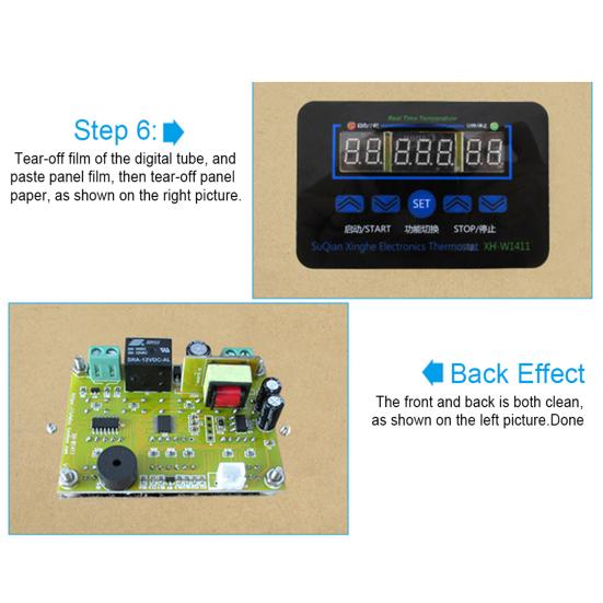 Thermostat Durable High-accuracy Energy Star Temperature Rectangle Shape Controller for Refrigerators