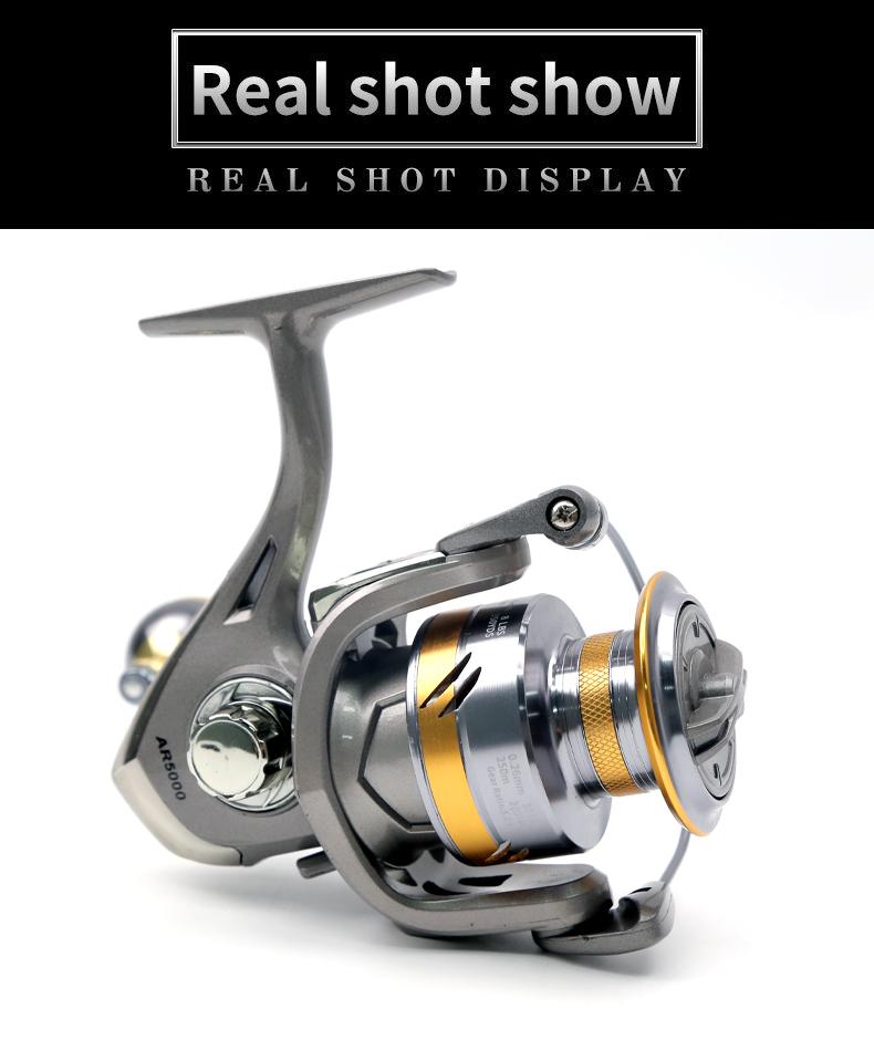 High Strength Body Metal Material Large Capacity Fishing Spinning Reel for Saltwater