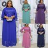 Plus Size Women's African European Lace Chiffon Evening Dress