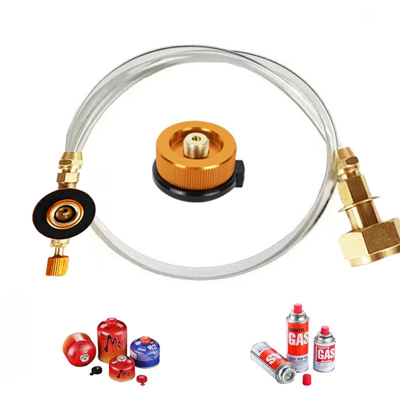 Aragaz cu Gaz pentru Camping în Aer Liber Adaptor Reumplere Propan Butelie Plată GPL Adaptor Gaz Butan Accesorii Gaz Camping