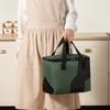 Tragbare Oxford-Stoff-Isoliertasche Große Kapazität mit Griff Lebensmittel-Thermo-Handtasche Wasserdichte Picknicktasche Büro