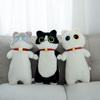 1 szt. 65 cm długości gigantyczne koty pluszowa zabawka cylindryczna poduszka zwierzęca kawaii kot wypchany pluszowy prezent dla śpiącego przyjaciela dla dzieci