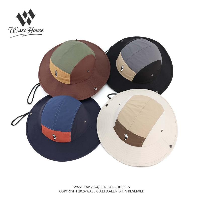 Outdoor Travel Sunscreen Quick-drying Breathable Mountaineering Hat Female Visor Hat Personalized Hipster Cartoon Embroidered Bucket Hat