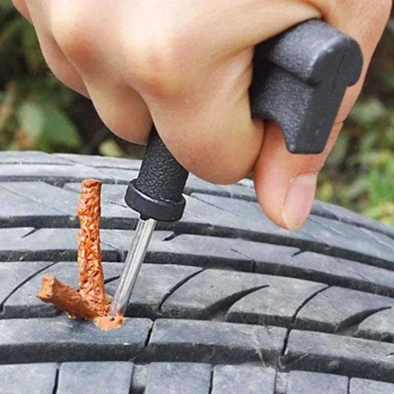 Tubeless Tire Repair Strips Wheel Car Motorcycle Bike Tyre Puncture Repairing Plug Seal Tools Rubber Strip Tires Repair Tool