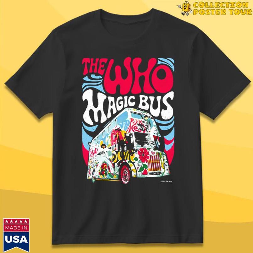 The Who Magic Bus 2025 Clothing T-Shirt Size S-5Xl Unisex T-Shirt XXL