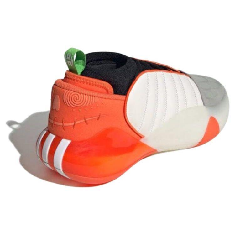 Adidas Harden tom. 7 Halloweenowe Sneakersy Unisex Pomarańczowe Chmurnobiałe Rdzennoczarne IG1623