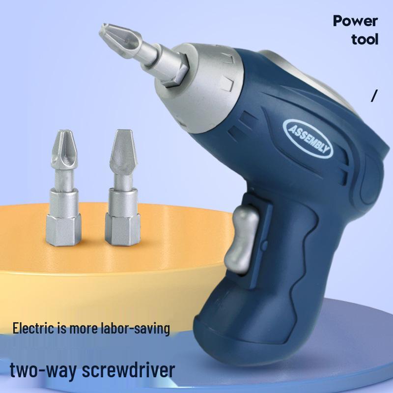 Kinder Dinosaurier Reparaturset mit elektrischem Schraubenzieher und Puzzleteilen