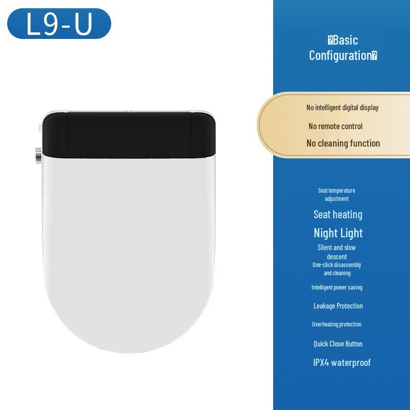 

Универсальное умное электрическое сиденье для унитаза с пультом дистанционного управления - U-образное, с мгновенным подогревом и совместимое с V-образной формой