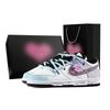 Dunk Purple Shimmer, Heart Box Slip Resistant Abrasion Resistant Low Top Skateboard Shoes Unisex DD1391-100(Team529--)