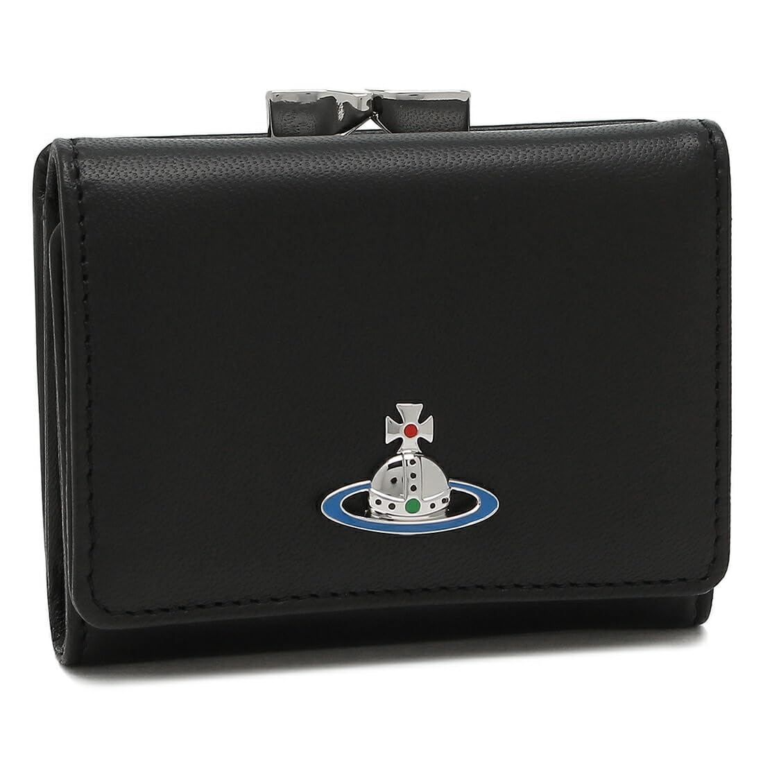 

Гаманець-трискладанка Nappa Міні-гаманець Чорний 51010018 5115002KW L001L N403 [Vivienne Westwood] Жіночий [Товар] чорний