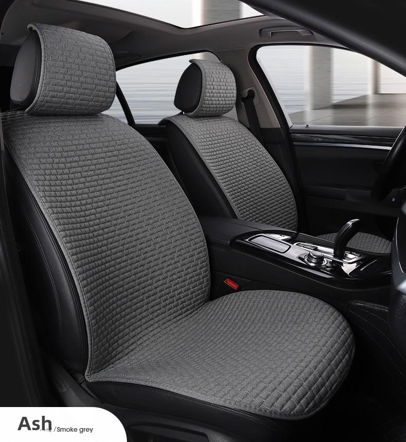Universal Car Seat Cover Four Season Auto Flax Breathable Anti-Slip Covers for Car Seats Cover Protection Cars Seats Covers
