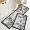 New Chinese Kitchen Floor Mat Absorbent Oil Repellent Wipe Clean Diatom Mud Quick Dry Non-slip Mat Ink Air Carpet