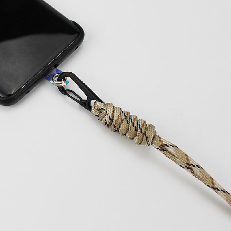 1 Stück geflochtenes Sicherheits-Hänge-Halsband-Lanyard für Handyhülle, Ausweis-Namensschildhalter, Männer Frauen Autoschlüssel, Anti-Verlust-Schlüsselanhänger