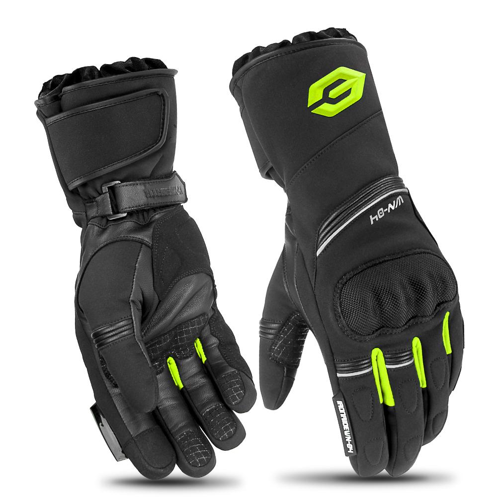 Winter Warm Motorcycle Gloves Outdoor Commuter Off-Road Gloves Motorcycle Protective Gloves Outdoor Travel Bicycle Gloves M