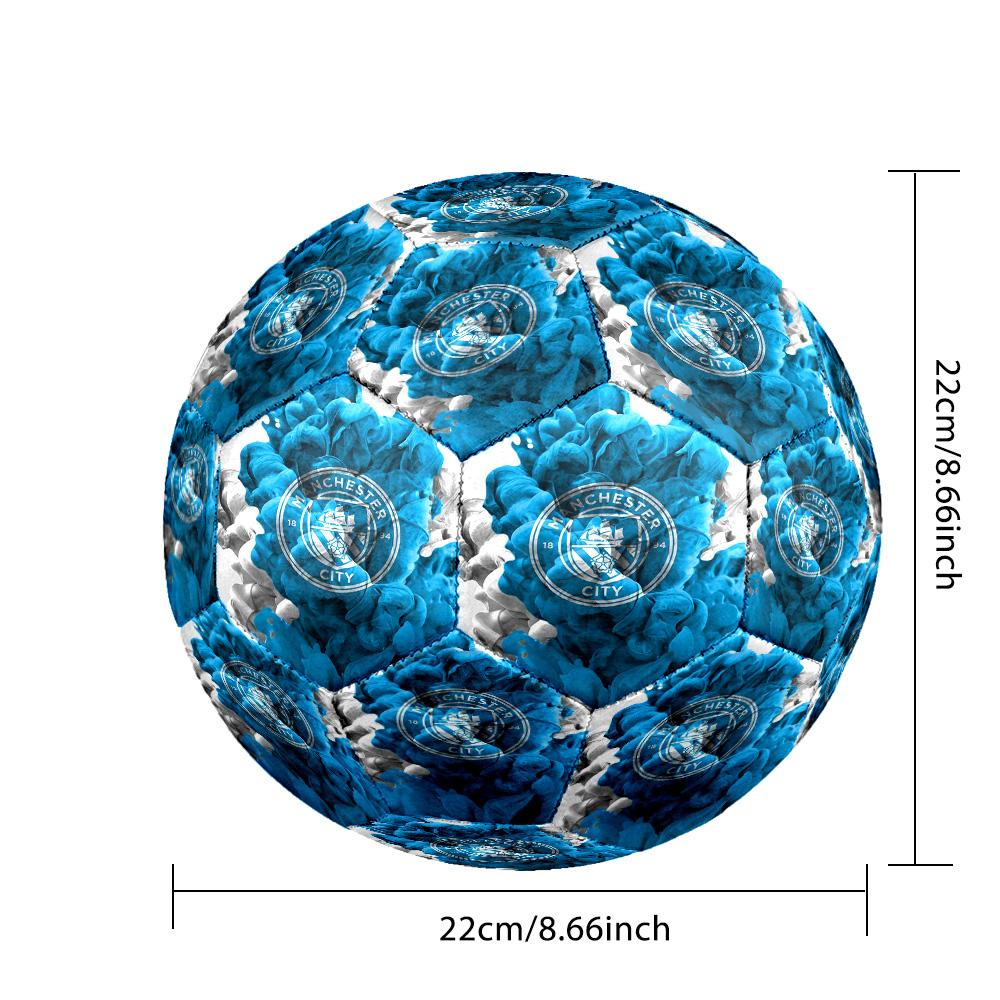 Manchester City Theme Size 5 Match Soccer Ball Professional Outdoor Football Soft Touch Training Ball