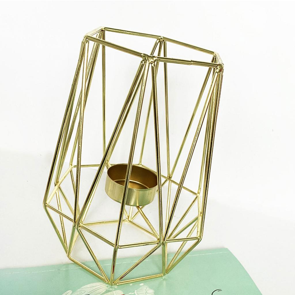 Geometric Candle Cup Candle Holder For Enhancing Living Room Or Bedroom Decoration Candlestick