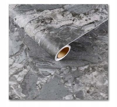 Self-adhesive Furniture Veneer Marble 30x200 Cm Waterproof Matte