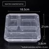 JingJingRS Disposable Multi-Compartment Meal Containers