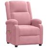 Electric Massage Chair Pink Velvet