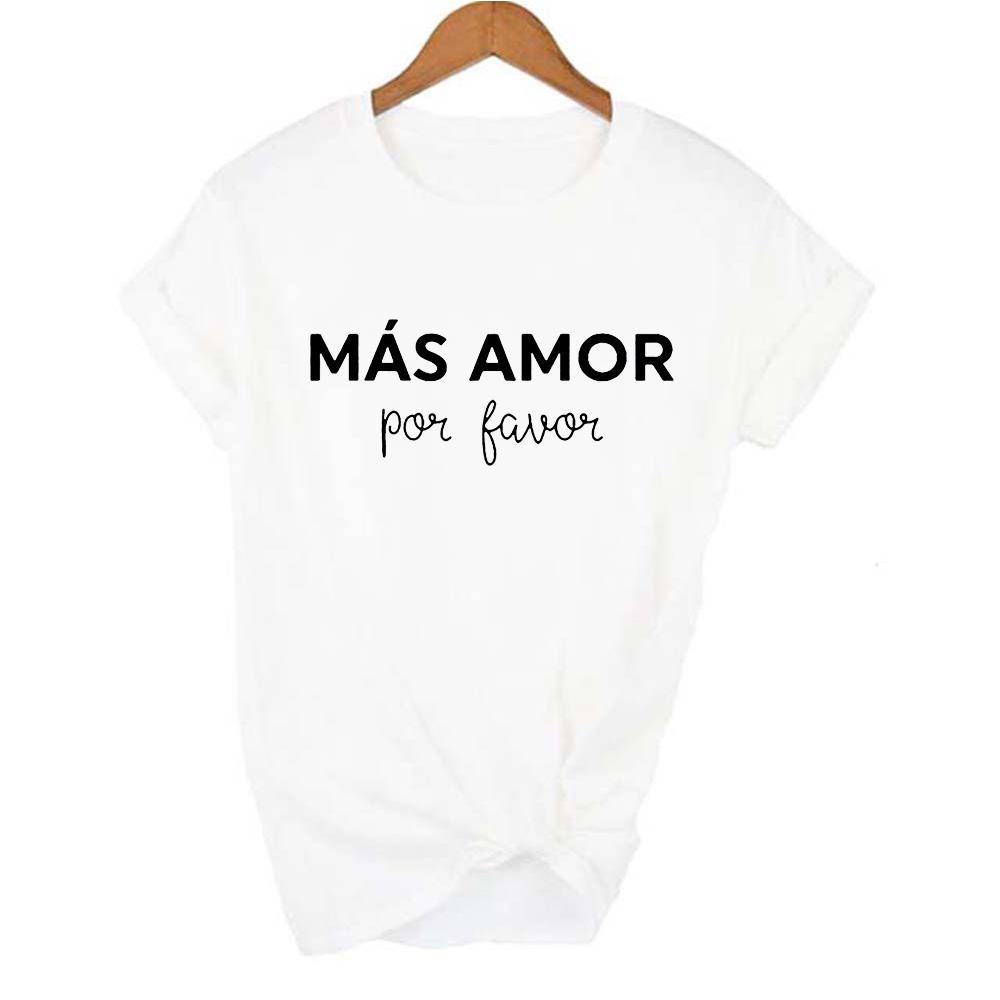 Mas Amor Favor Women Tshirt Casual T Shirt For Lady Yong Girl Top Tee Hipster