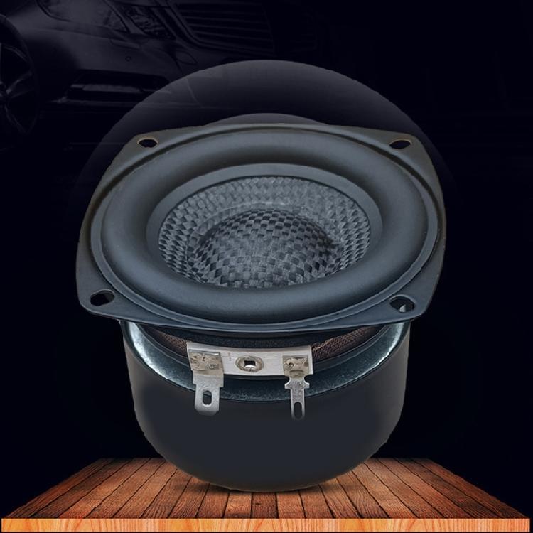 Professional 3Inch Square Woofer Speaker HiFi Grade Output Glass Fiber Woven Cones 86dB Sensitivity