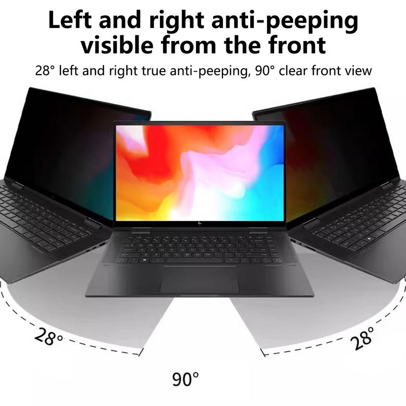 Ochranná fólie na displej pro soukromí pro 14/15,6palcový notebook, pro širokoúhlé notebooky 10,1-15,6 palce, filtr soukromí proti oslnění a modrému světlu