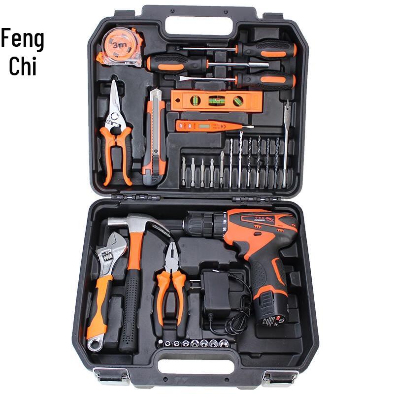 Fengchi Cordless Drill and Hardware Tool Set