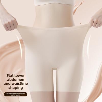 Intimo di Sicurezza Estivo da Donna Leggero in Seta Senza Cuciture Anti-Trasparenza Bordo Non Strappato Piatto Curvo