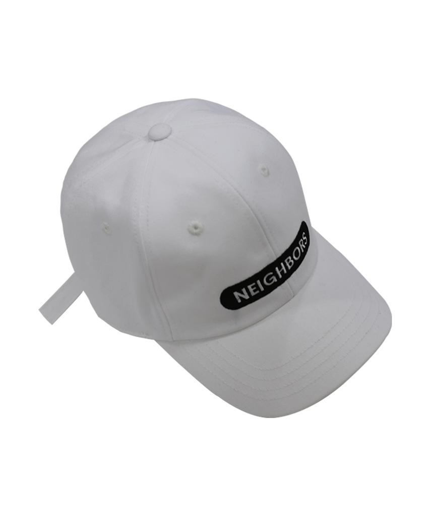 Neibeoseu Nbsc001 Neighbors Basic Logo Ball Cap - White