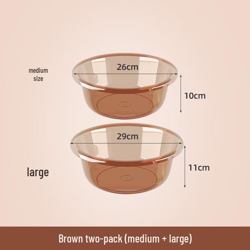 Thickened Multipurpose Plastic Basin Set