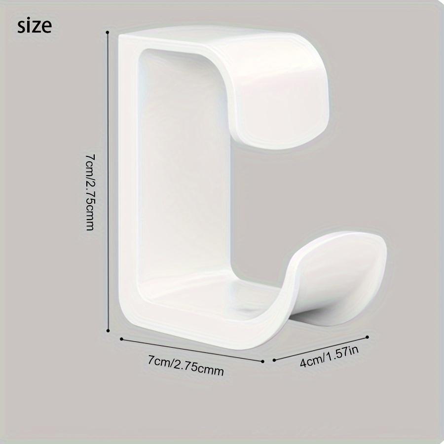 1pc Bathroom suction hook for basin, adhesive storage rack without drilling, ideal for hanging basins or organizing items