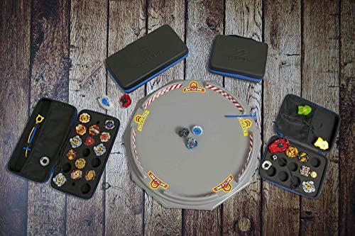 Monpience Portable Gyro and Launcher Receiving Box Storage Case for Beyblade Burst (Medium)