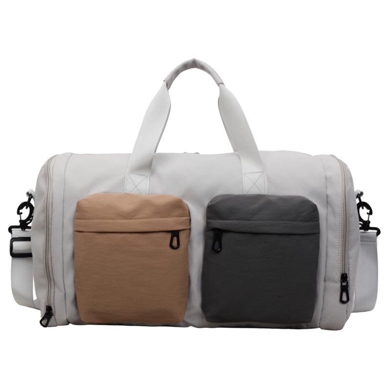 Large Capacity Lightweight Fitness Travel Bag with Shoe Compartment for Men and Women
