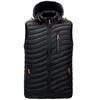 Men Sleeveless Down Vests Solid Hooded Vest Jackets Fashion Male Winter Casual Pockets Waistcoat Windproof Jacket
