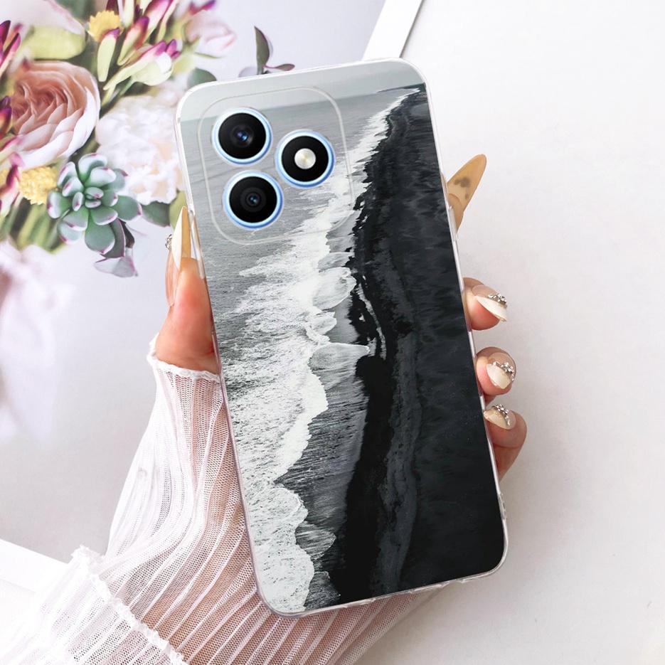 For Honor X8d 4G Case Cool Fashion Painted Cover 6.77'' Soft Silicone Phone Case For Honor X8d X 8d HonorX8d 4G Back Cover Coque