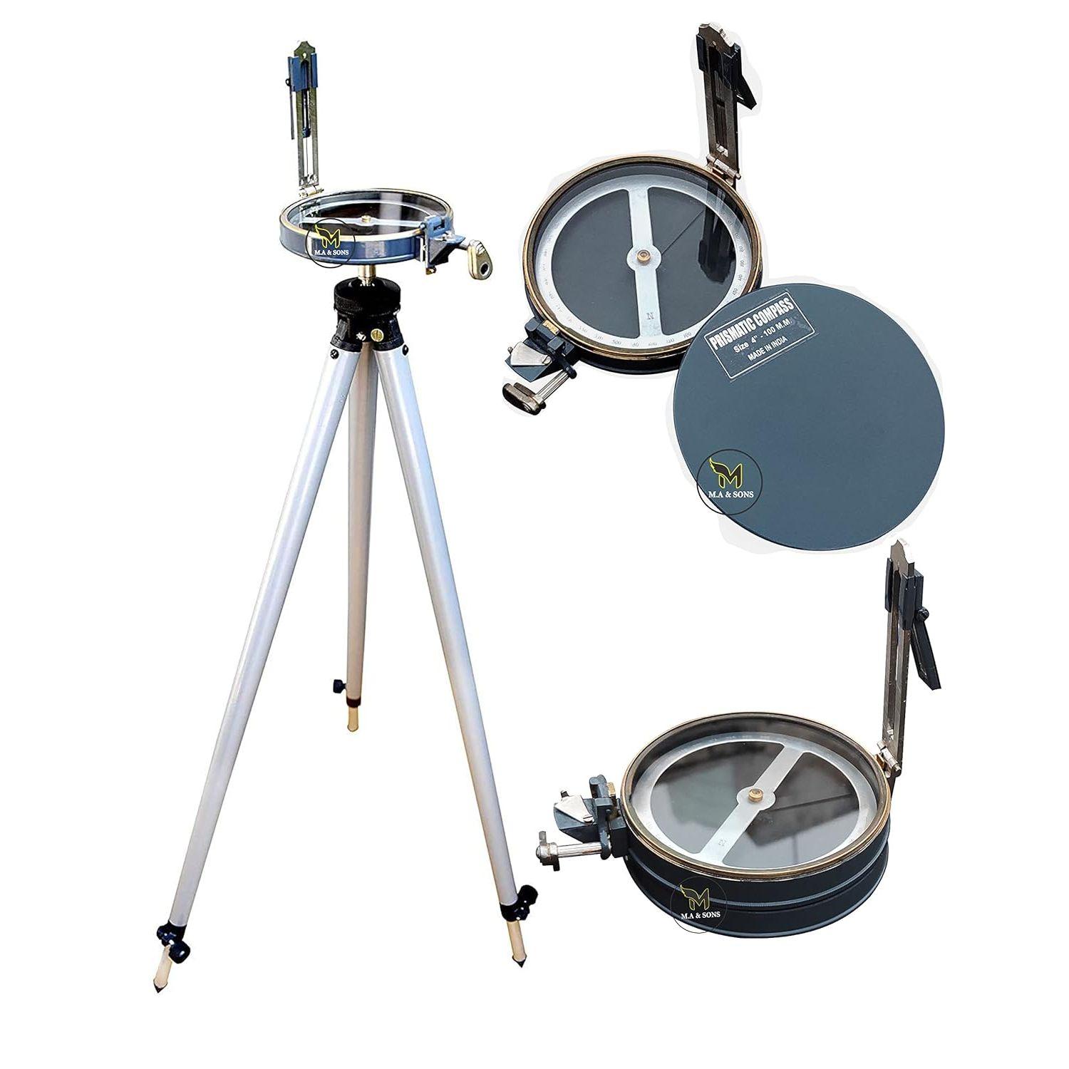 

Prismatic Compass with Stand and Box