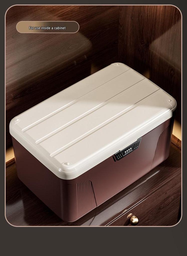 Lockable Password Storage Box for Valuables and Documents