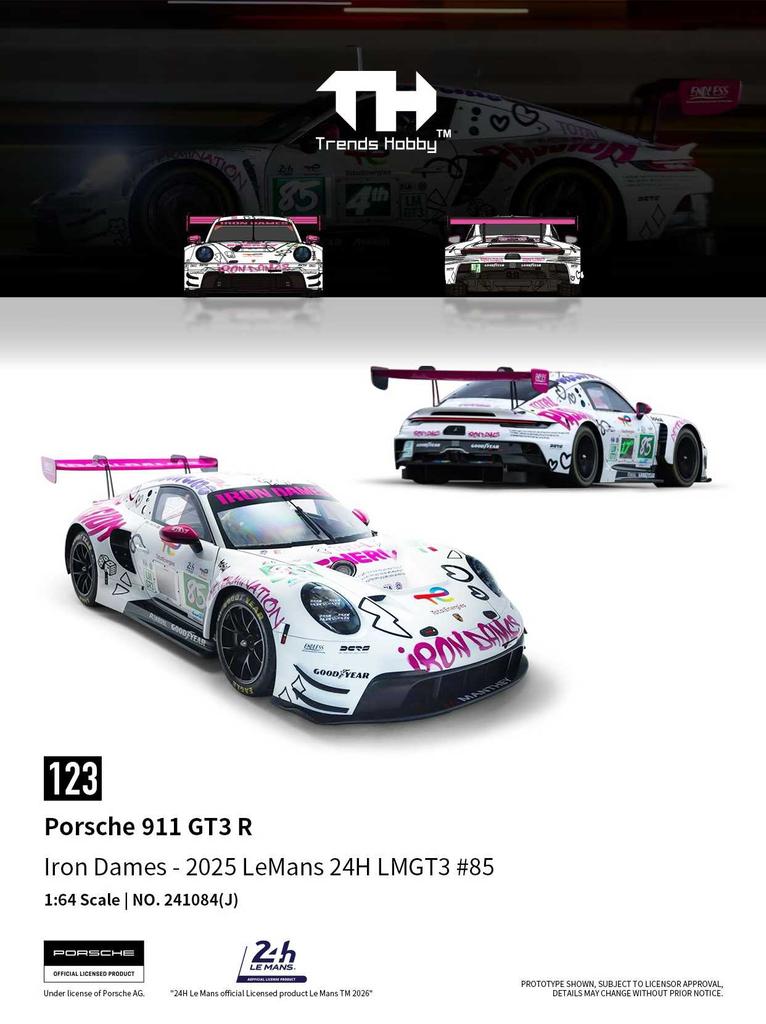 AABKN1 TH-Trends Hobby 1/64 Porsche 911 GT3 R 918 Spyder Lamborghini Huracan GT3 EVO2 Removable Cover Car Alloy Diecast Metal Model