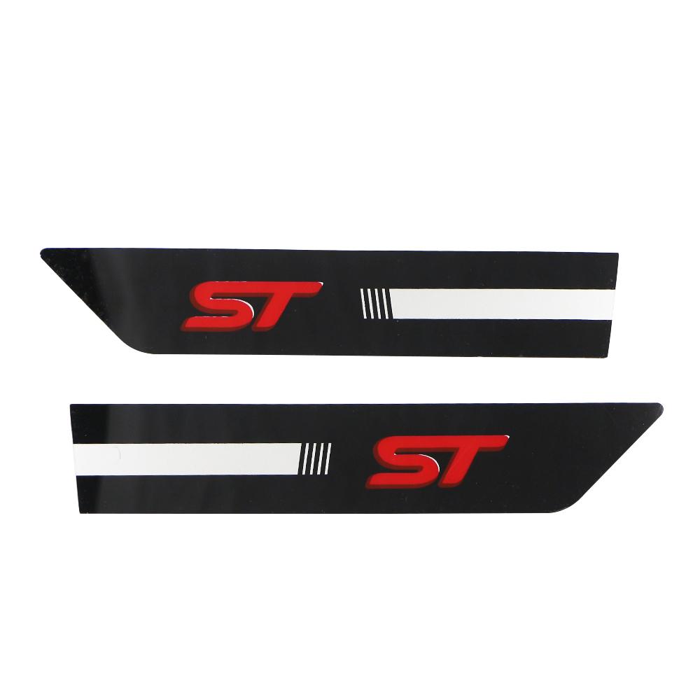 AHYU6 2Pcs Car Accessory Side Doors Blade Car Stickers for Ford Taurus Kuga Fiesta Focus Mondeo Escape St Vignale