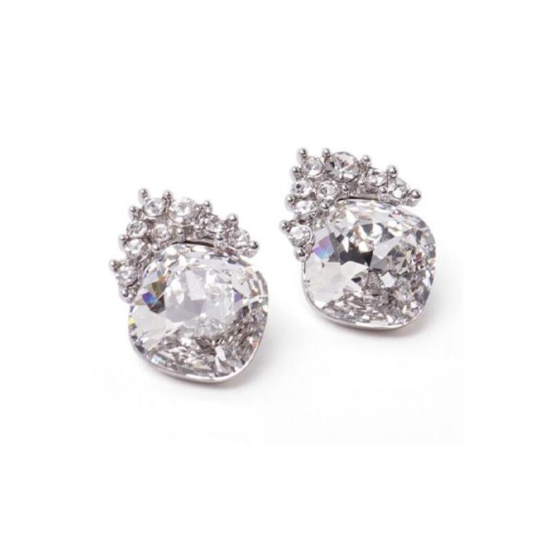

Purity Earrings Crown Crystal White Women ONECOLOR