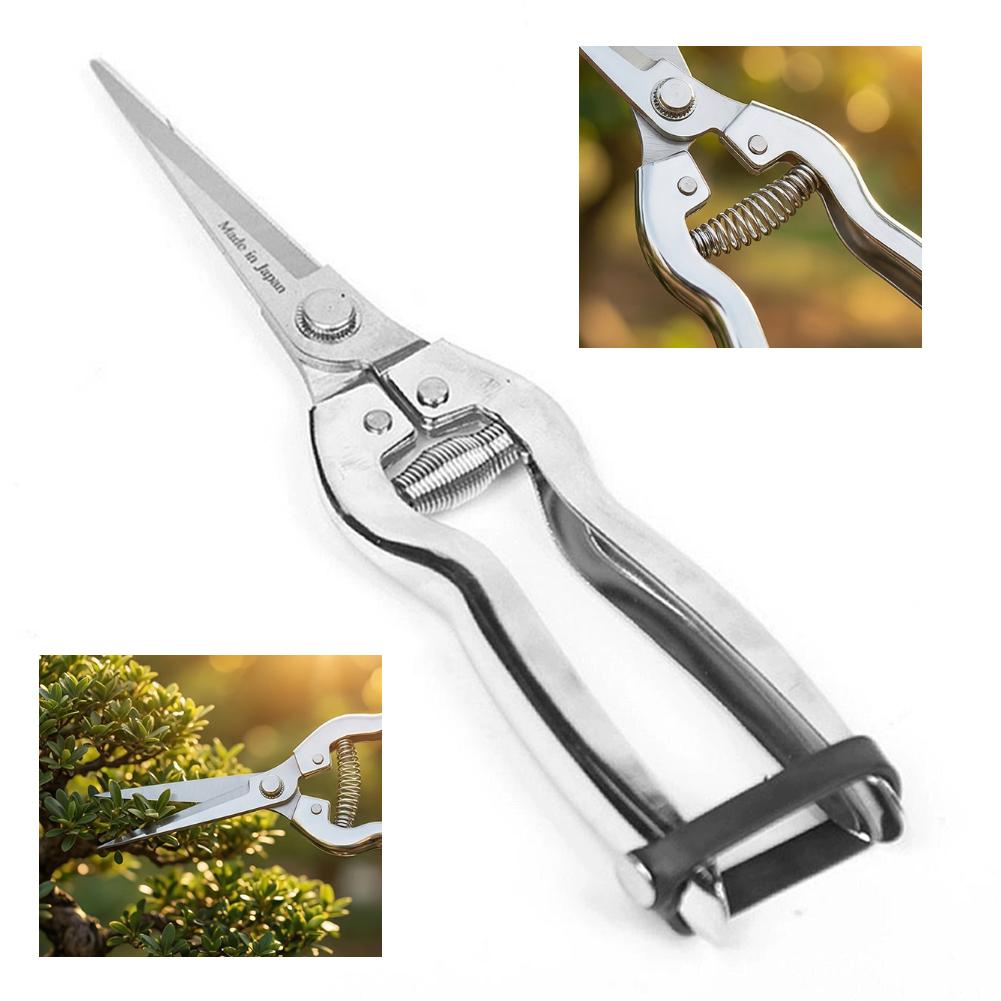 Stainless Steel Pruning Shears Professional Garden Scissors for Fruit Picking Bonsai Trimming & Plant Care Sharp Hand Pruners