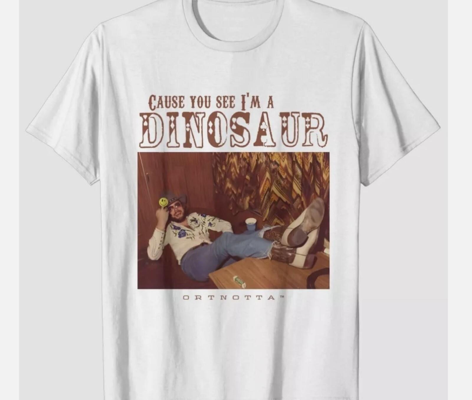 Dinosaur Hank Williams Jr Bocephus Western Southern Retro Shirt XL