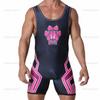 Tuta da Wrestling a Compressione da Uomo con Supporto Lombare Allenamento in Bicicletta Palestra Fitness Attrezzatura Protettiva Sportiva